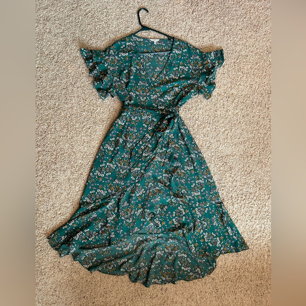 Floral Wrap Dress